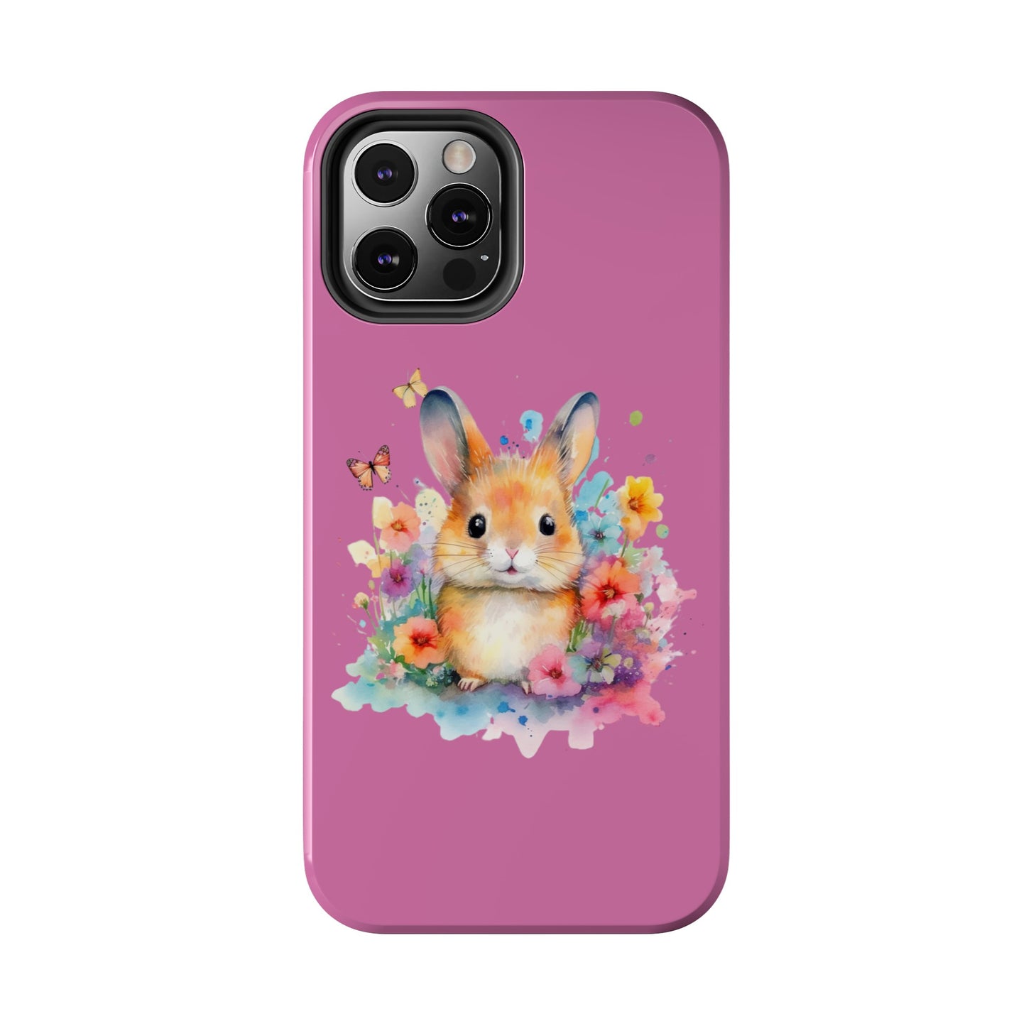 Like Pink Tough Phone Cases Rabbit Design