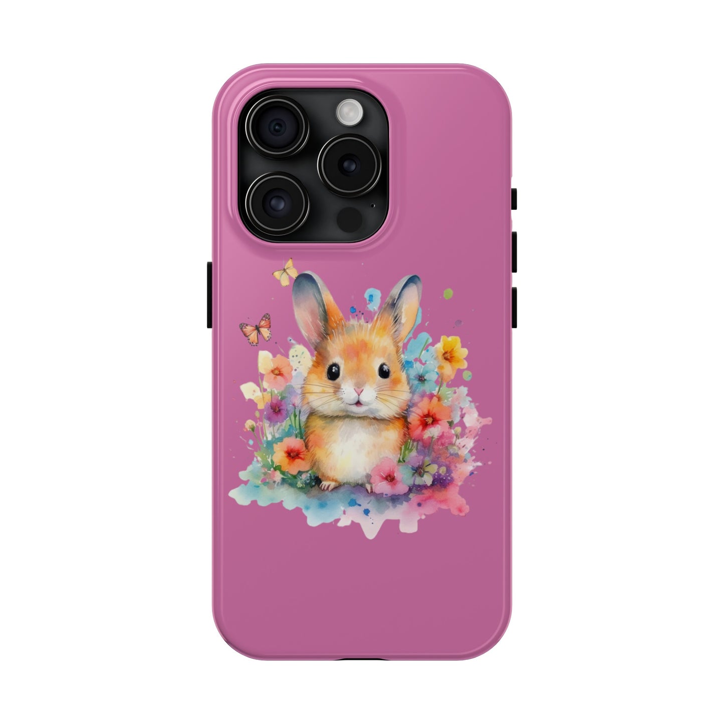 Like Pink Tough Phone Cases Rabbit Design