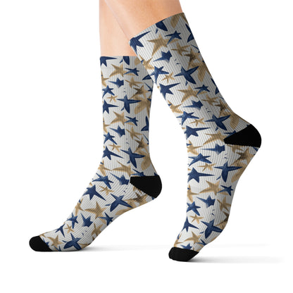 Blue Star Socks - Sublimation