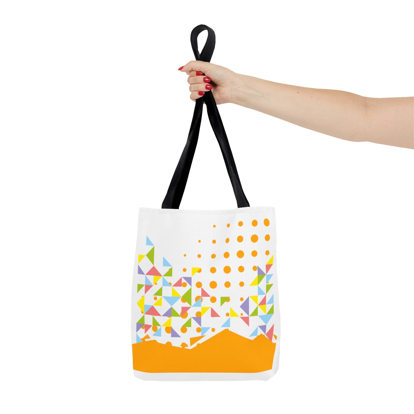 Tote Bag Geometric Design