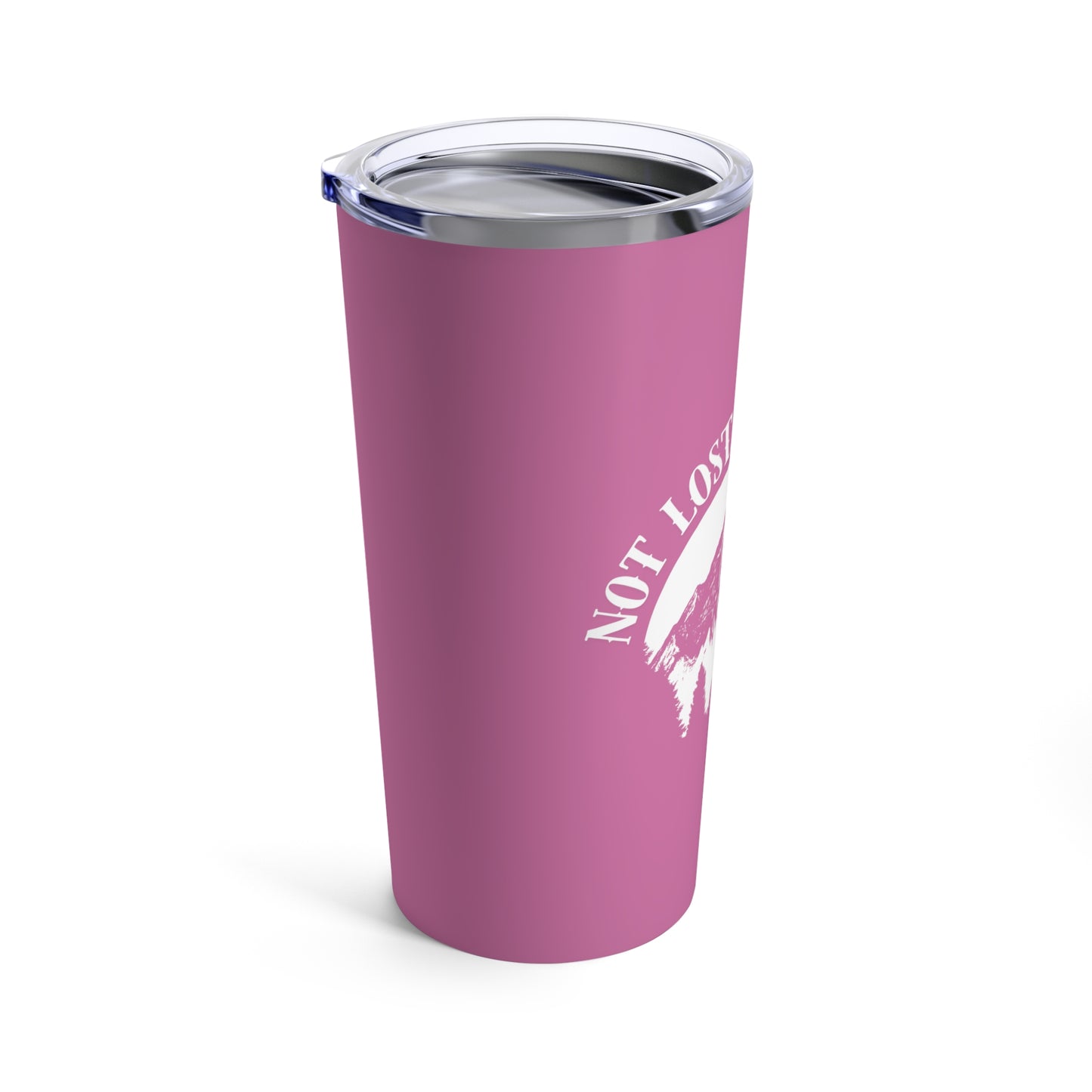 Pink Camping Tumbler 20oz