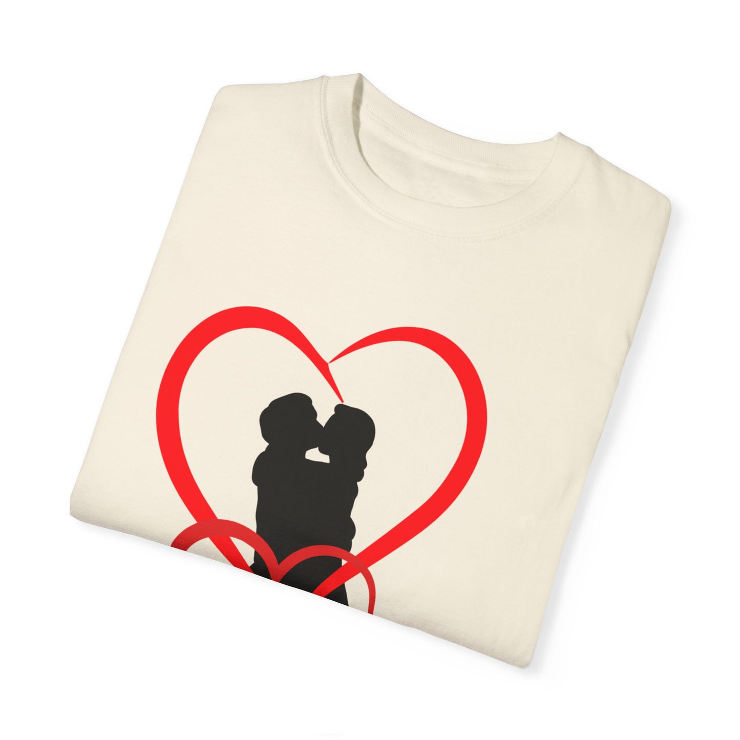 Dance Couple Heart Print UNISEX T-shirt - Gift for Her