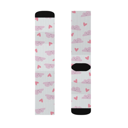 Heart on Cloud Socks - Sublimation