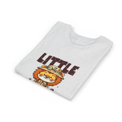 Little Explorer Kids T-Shirt – Cute Lion Safari Adventure Tee for Toddlers & Children