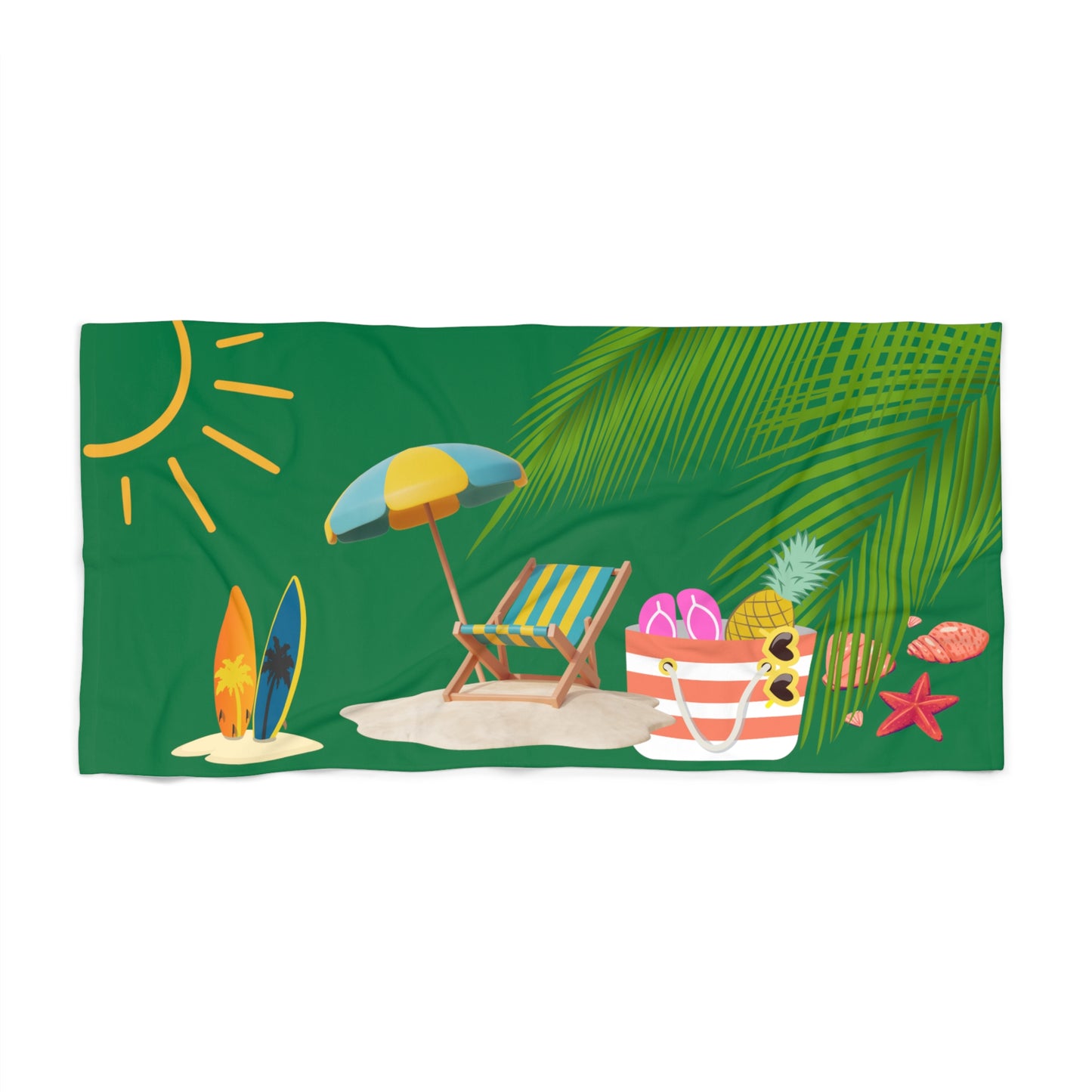 Summer Vibes Beach Towel