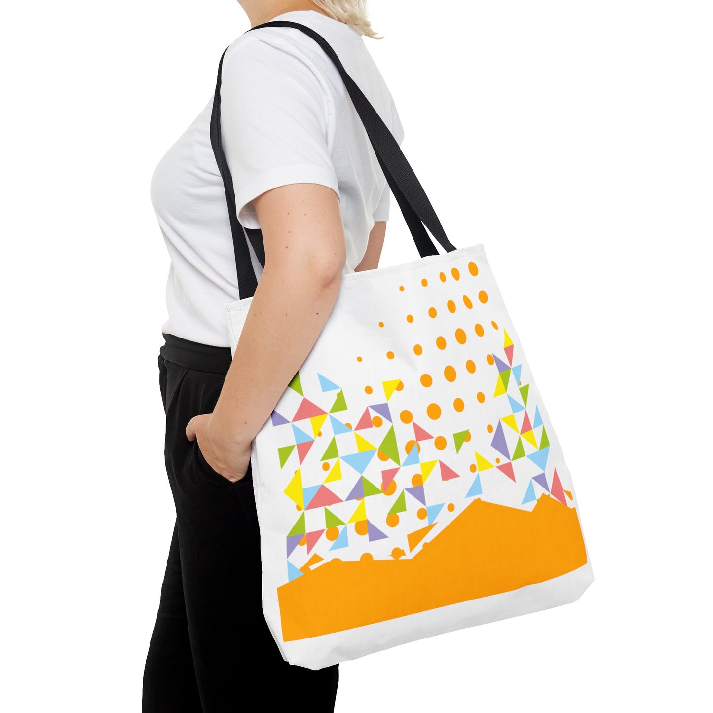 Tote Bag Geometric Design