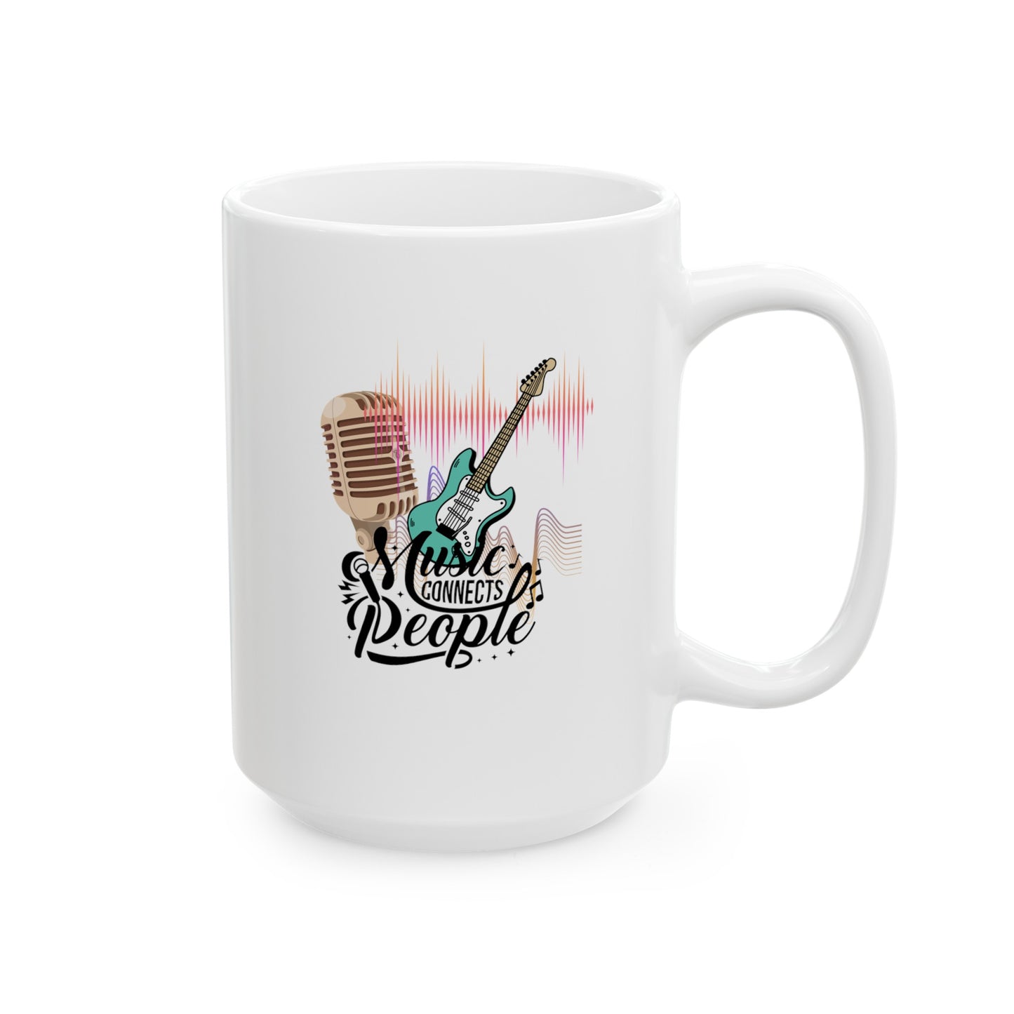 Ceramic Mug for Music Lovers, (11oz, 15oz)