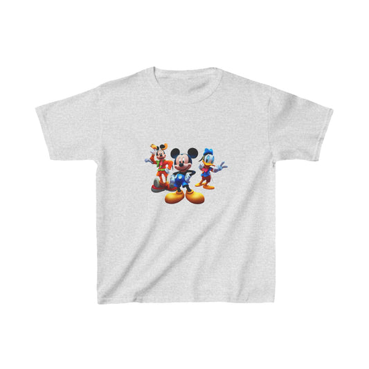 Kids Heavy Cotton™ Tee, mickey mouse printed tshirt, cartoon shirt, birthday gift for childeren, disney characters