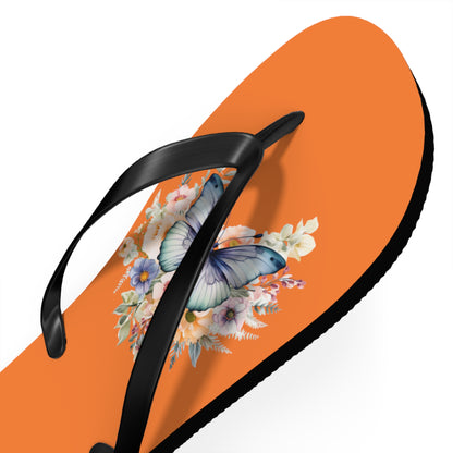 Crusta Flip Flops with Butterfly Design