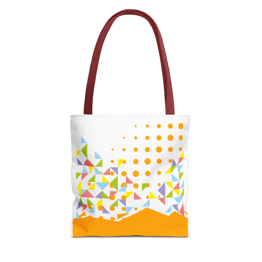 Tote Bag Geometric Design