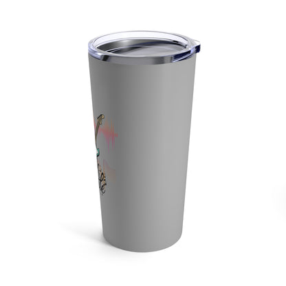 Gray Camping Tumbler 20oz