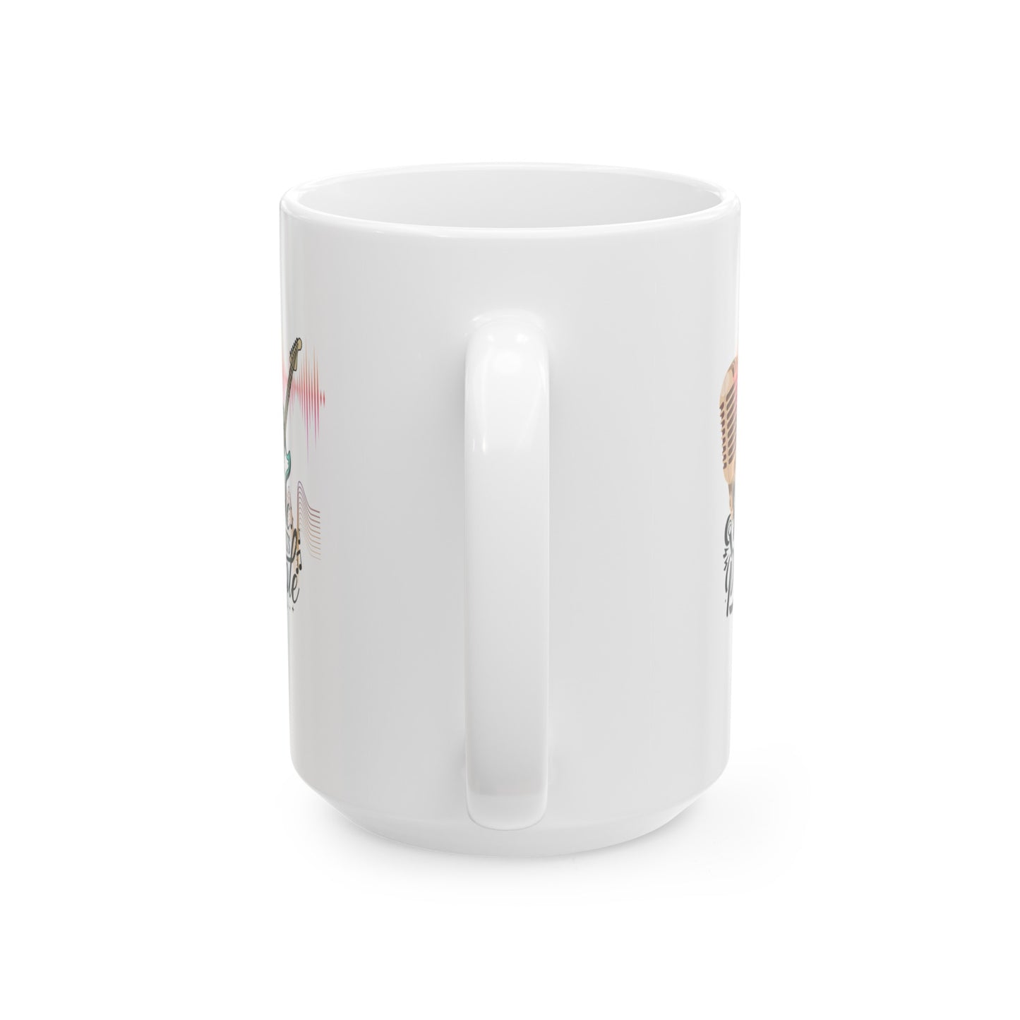 Ceramic Mug for Music Lovers, (11oz, 15oz)