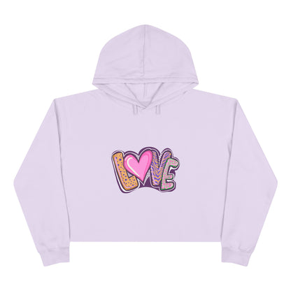 Crop Hoodie Love - Show your Love with Hoodies