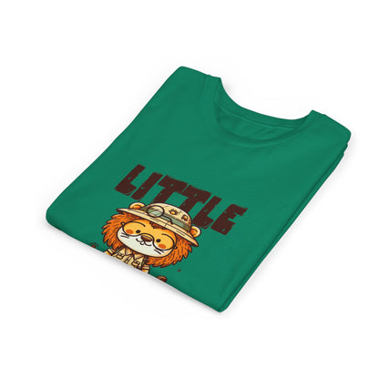 Little Explorer Kids T-Shirt – Cute Lion Safari Adventure Tee for Toddlers & Children
