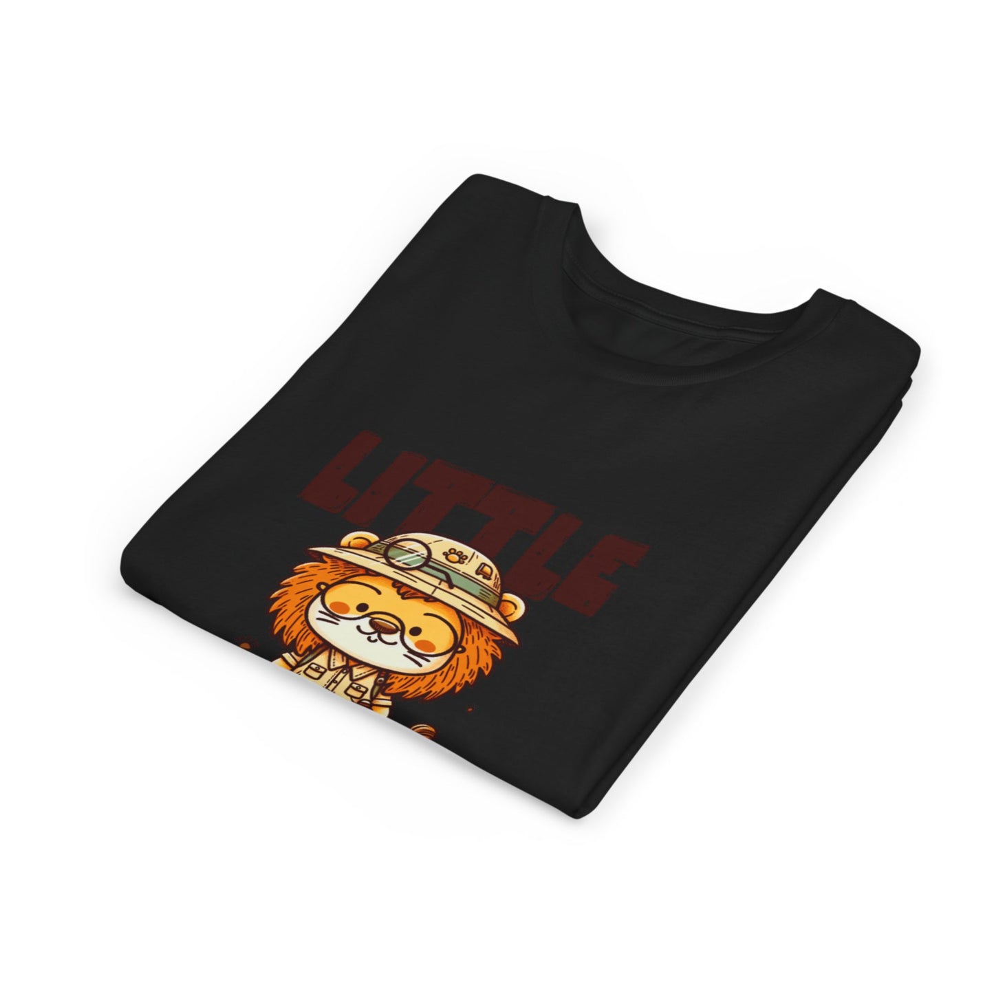 Little Explorer Kids T-Shirt – Cute Lion Safari Adventure Tee for Toddlers & Children