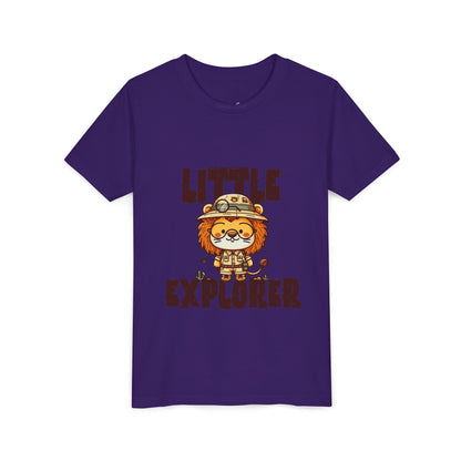 Little Explorer Kids T-Shirt – Cute Lion Safari Adventure Tee for Toddlers & Children