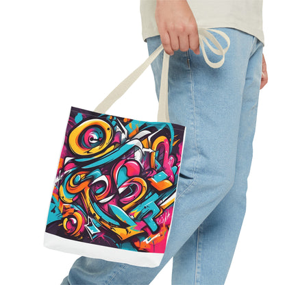 Tote Bag with Graffiti design