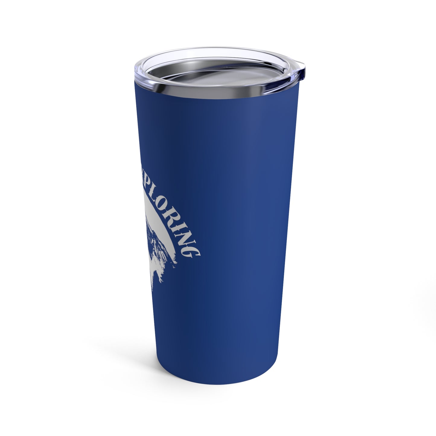 Navy Camping Tumbler 20oz