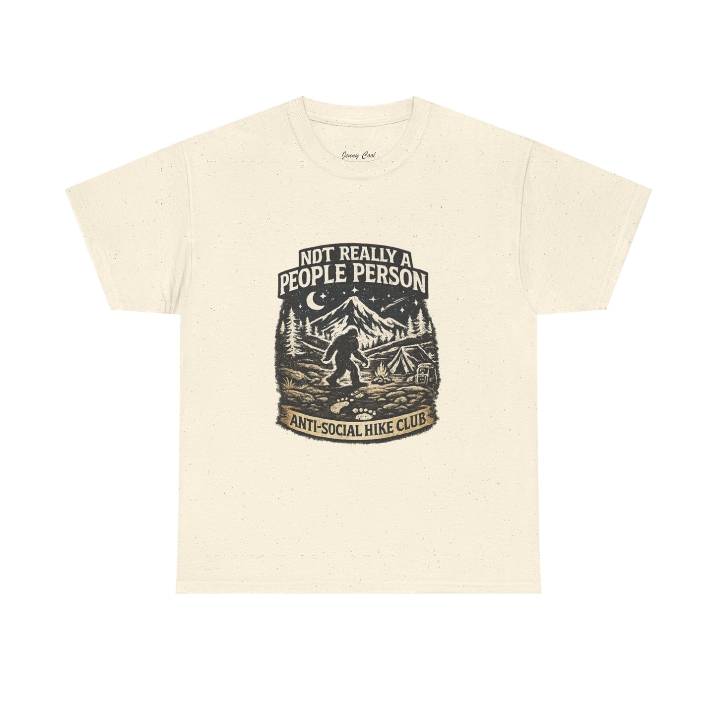 Men’s Funny Hiking T Shirt – Not Really a People Person Anti Social Hike Club Tee
