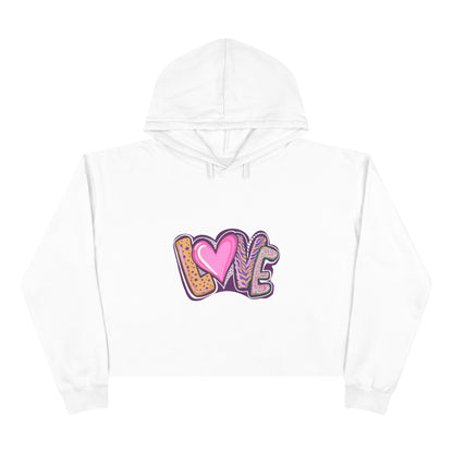 Crop Hoodie Love - Show your Love with Hoodies