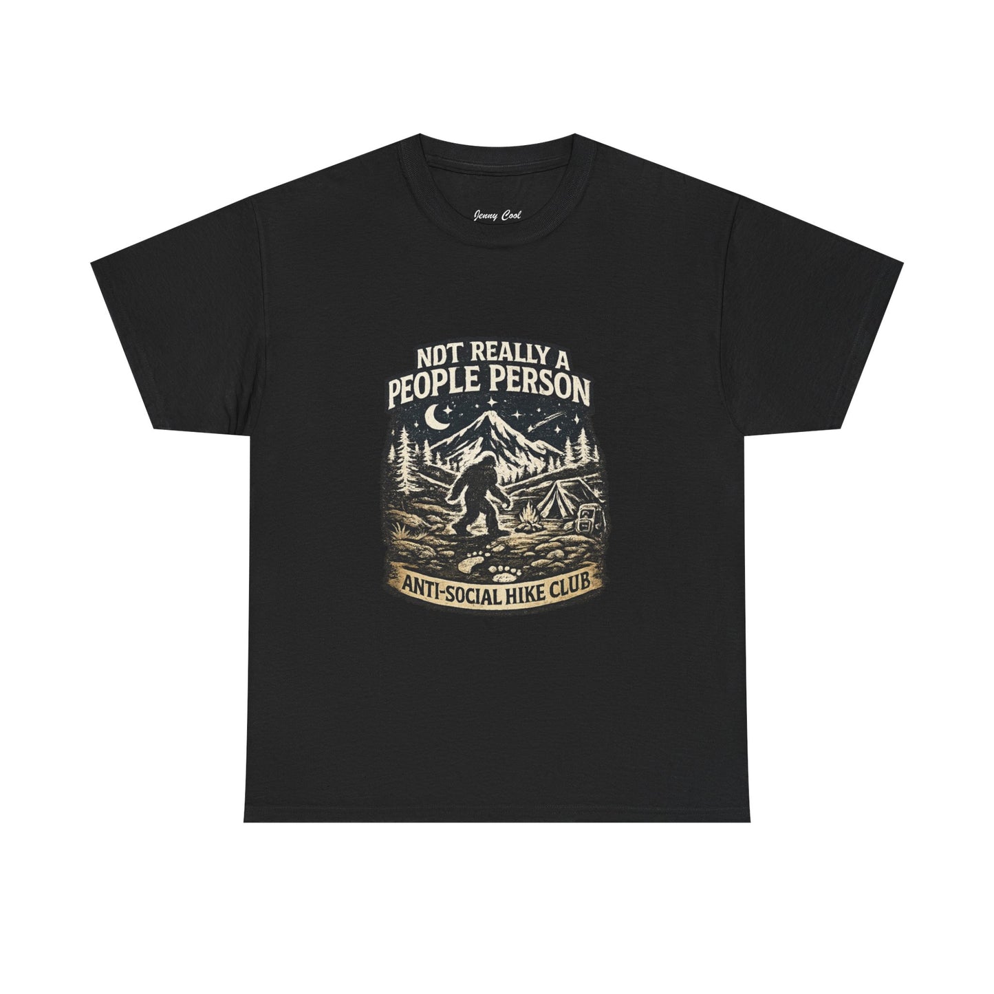 Men’s Funny Hiking T Shirt – Not Really a People Person Anti Social Hike Club Tee
