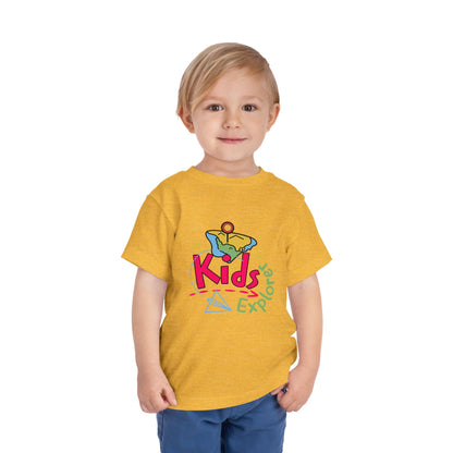 Kids Explore Toddler Tee — Colorful Adventure Graphic T-Shirt for Curious Little Explorers