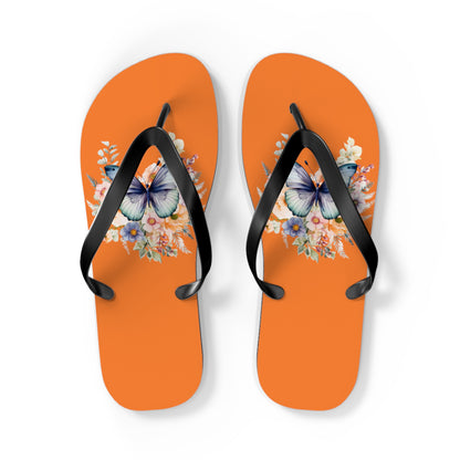 Crusta Flip Flops with Butterfly Design