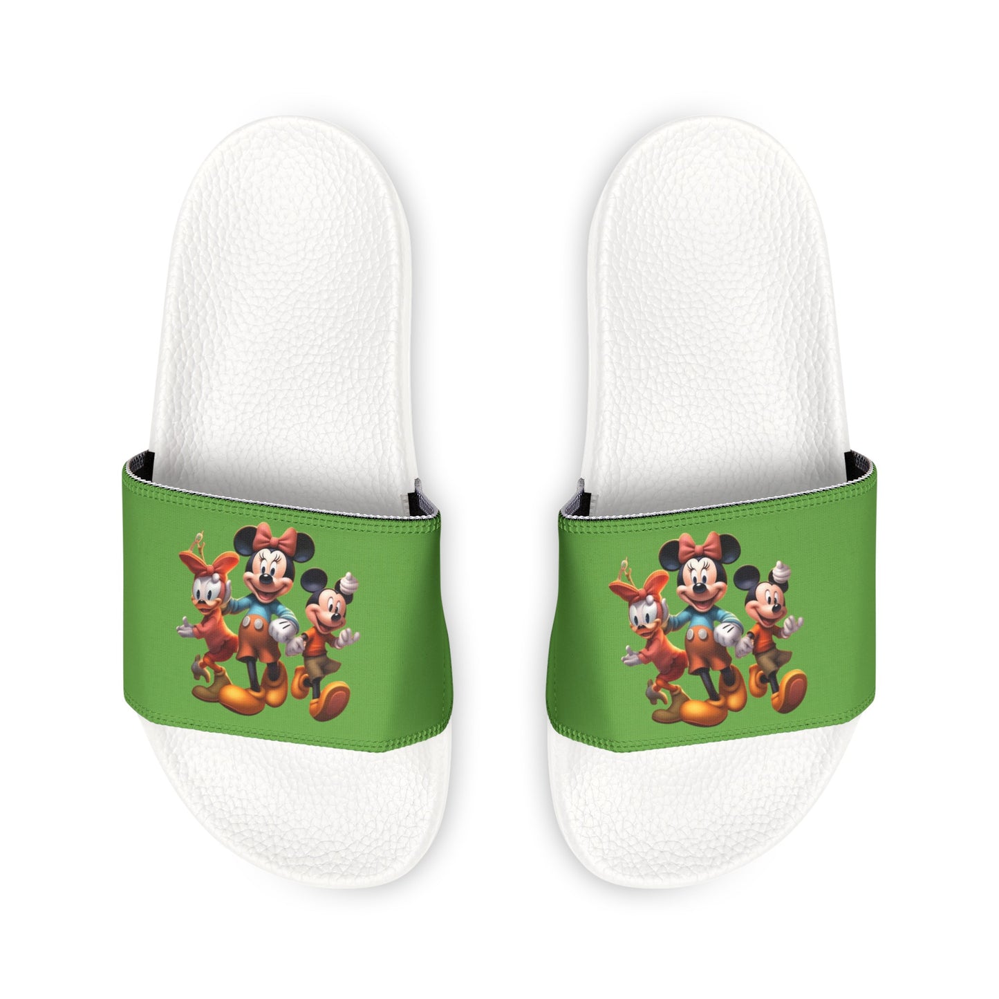 Women's PU Slide Sandals with Disney Characters