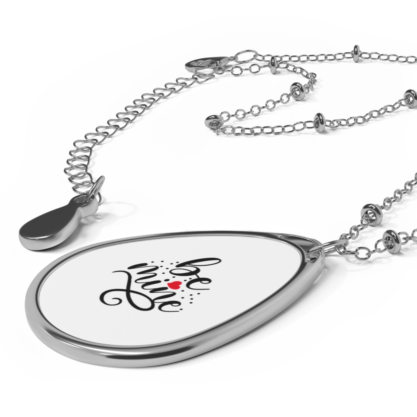 Copy of Oval Necklace - Key of My Heart Valentine's Day Gift