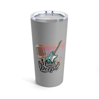 Gray Camping Tumbler 20oz