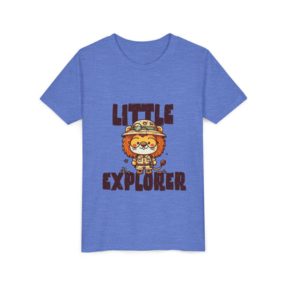 Little Explorer Kids T-Shirt – Cute Lion Safari Adventure Tee for Toddlers & Children