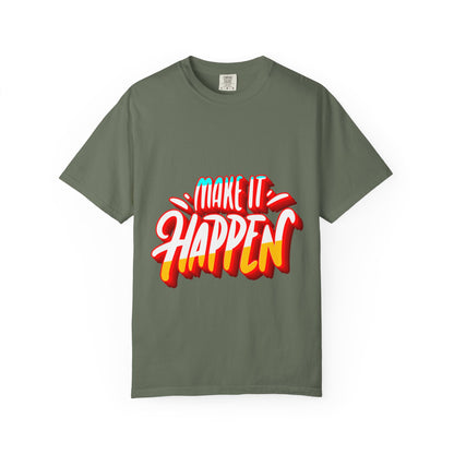 Believe in Yourself Unisex Garment-Dyed T-Shirt - Motivational Apparel for Everyday Wear