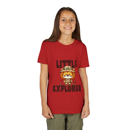 Little Explorer Kids T-Shirt – Cute Lion Safari Adventure Tee for Toddlers & Children