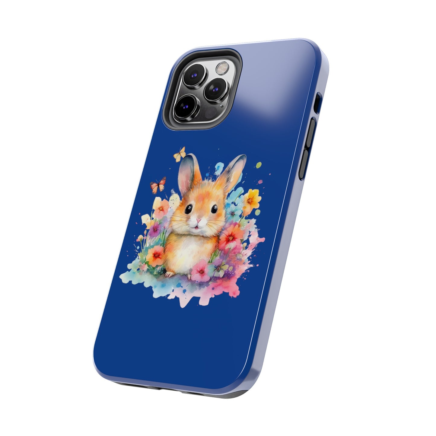 Dark Blue Tough Phone Cases Rabbit Design