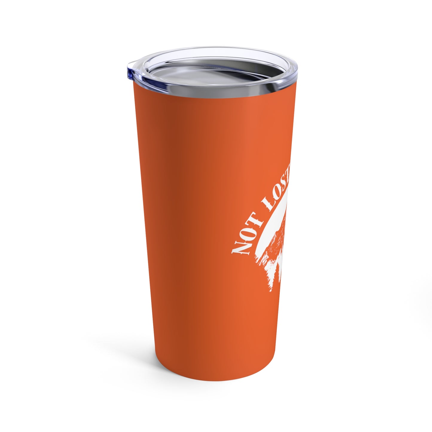 Orange Camping Tumbler 20oz