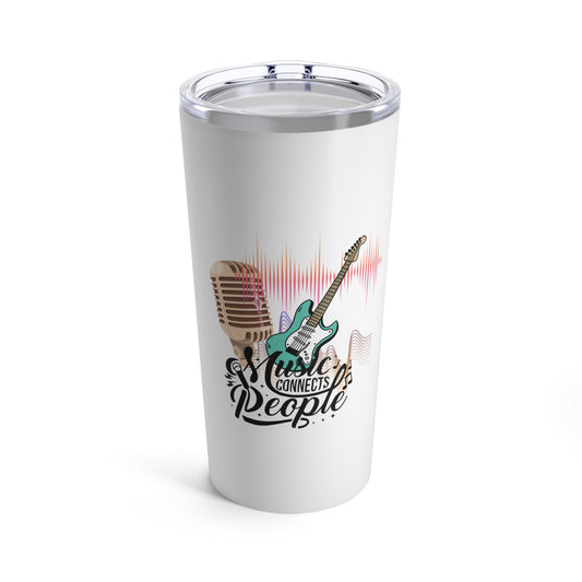 White Camping Tumbler 20oz