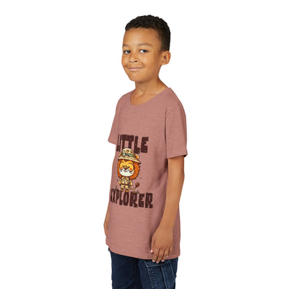 Little Explorer Kids T-Shirt – Cute Lion Safari Adventure Tee for Toddlers & Children