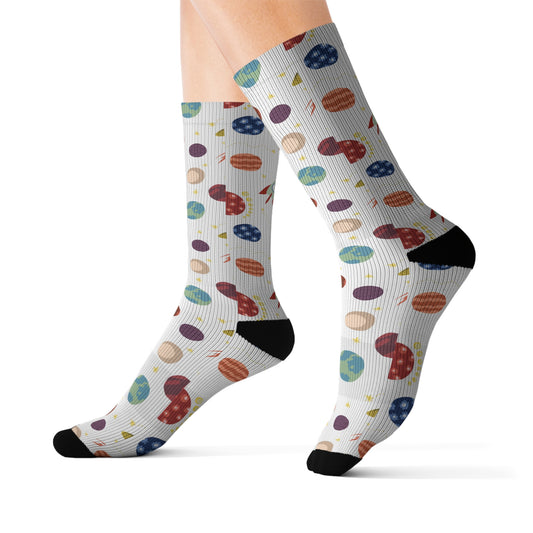 Planet pattern Socks - Sublimation