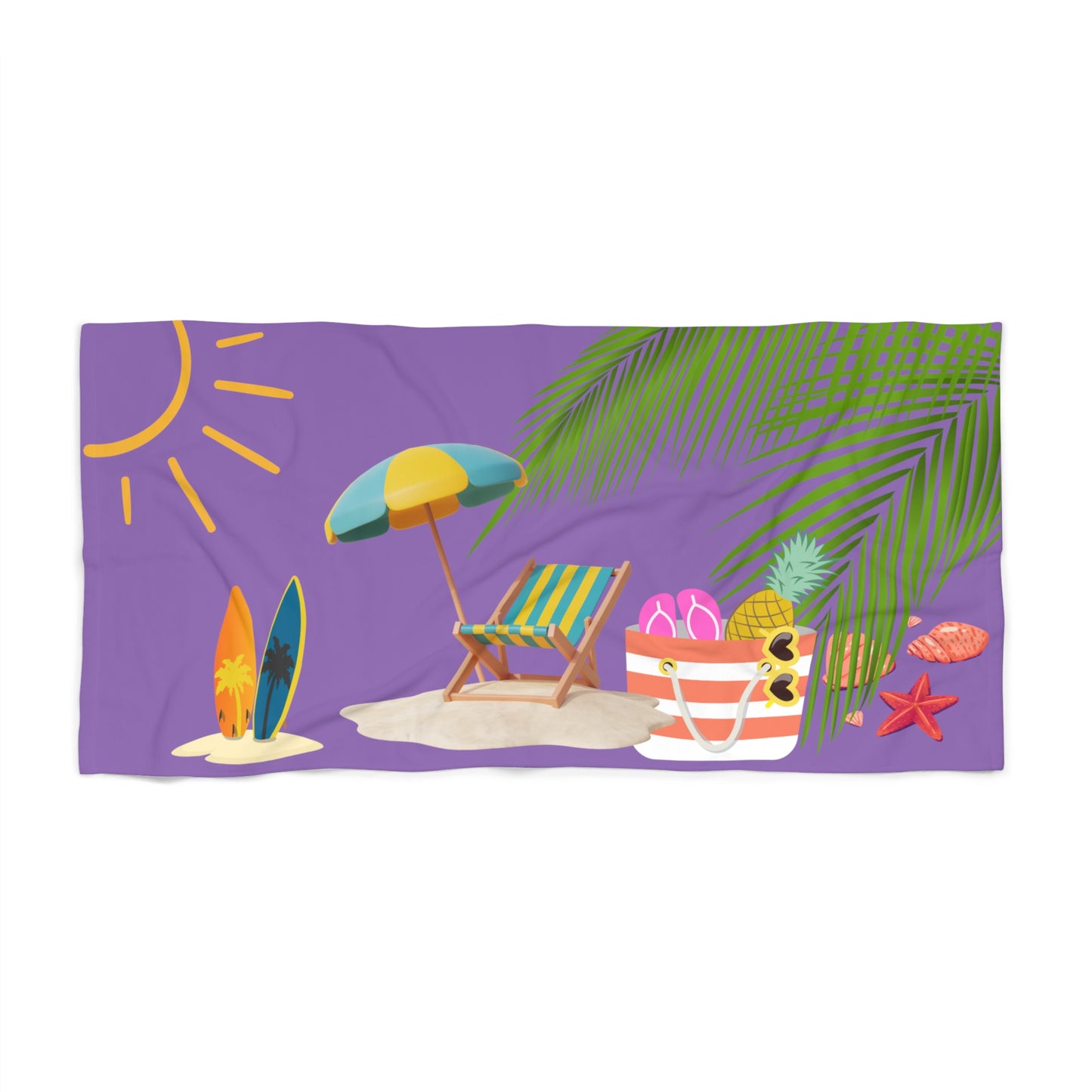 Summer Vibes Beach Towel