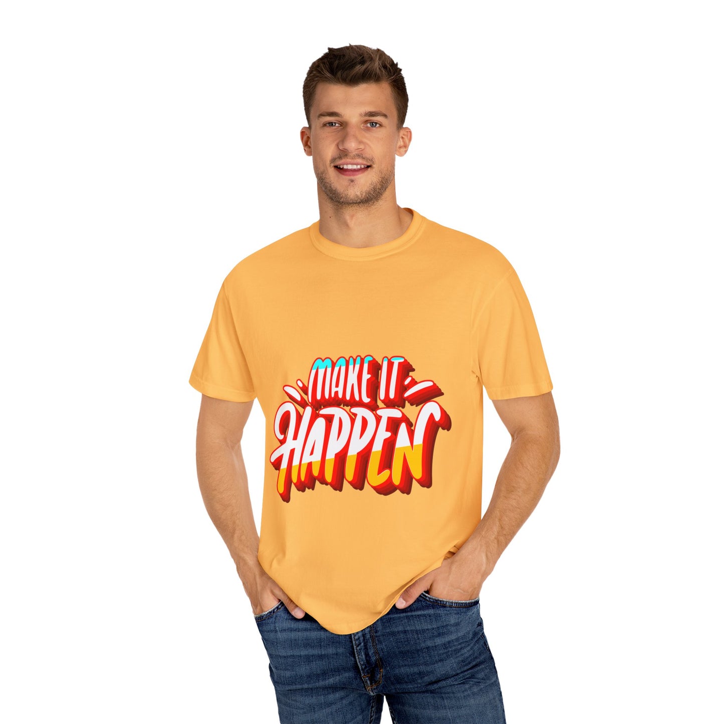 Believe in Yourself Unisex Garment-Dyed T-Shirt - Motivational Apparel for Everyday Wear
