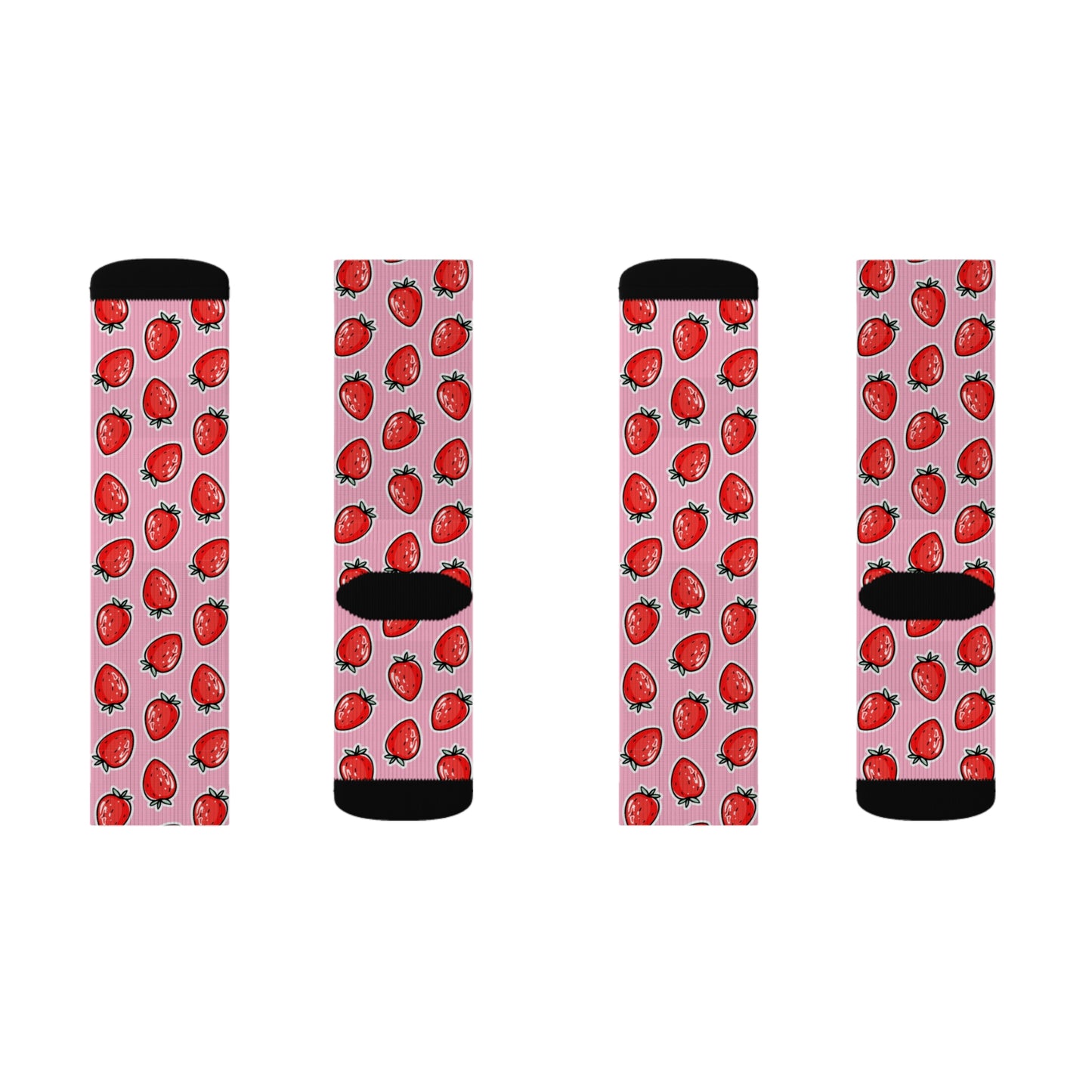 Strawberry Socks - Sublimation