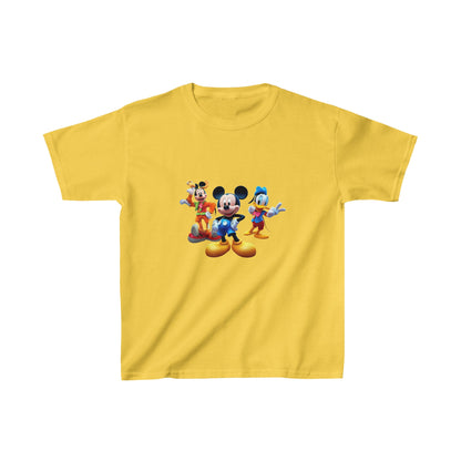 Kids Heavy Cotton™ Tee, mickey mouse printed tshirt, cartoon shirt, birthday gift for childeren, disney characters