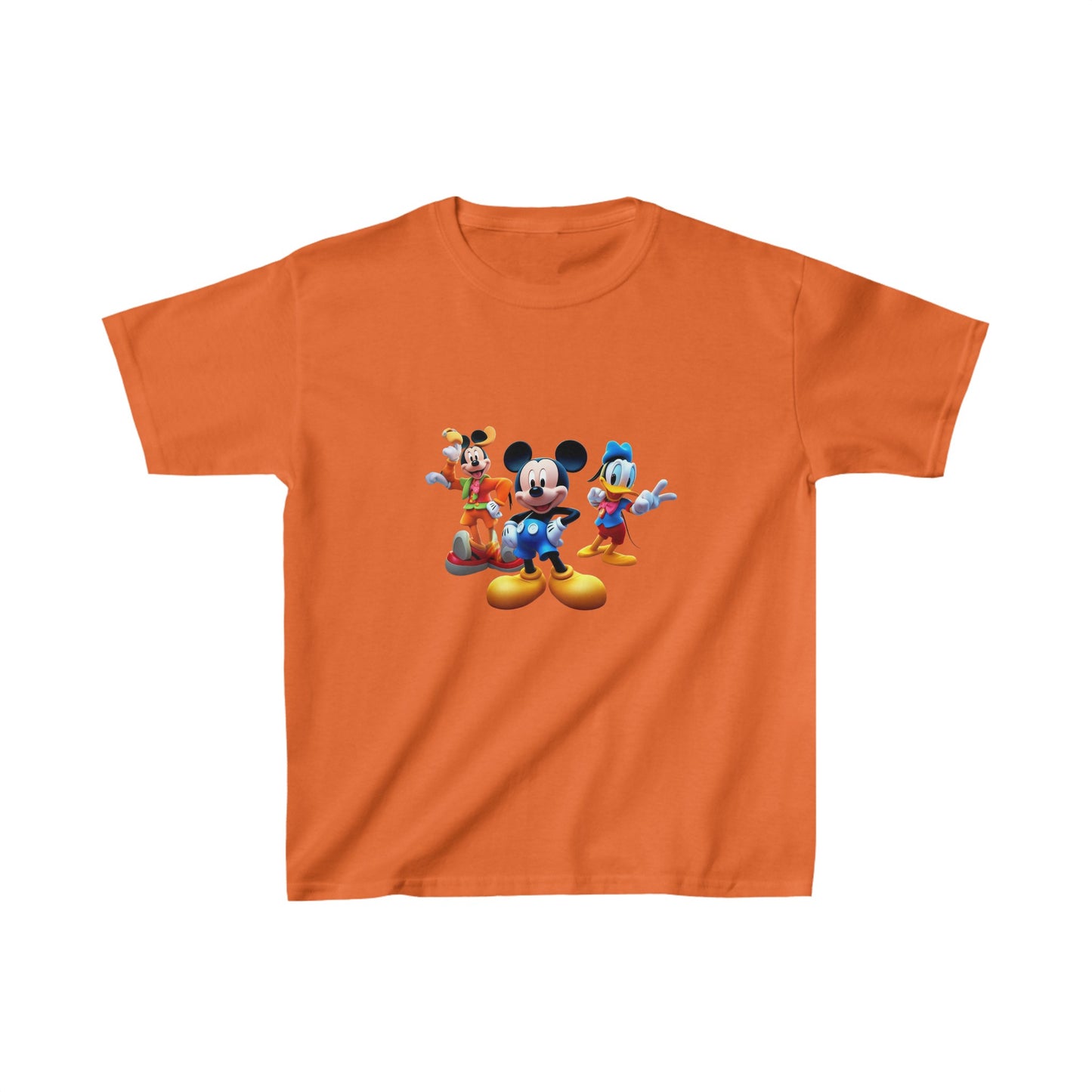 Kids Heavy Cotton™ Tee, mickey mouse printed tshirt, cartoon shirt, birthday gift for childeren, disney characters