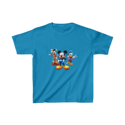 Kids Heavy Cotton™ Tee, mickey mouse printed tshirt, cartoon shirt, birthday gift for childeren, disney characters