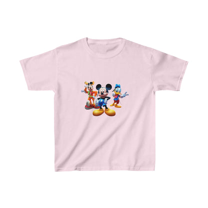 Kids Heavy Cotton™ Tee, mickey mouse printed tshirt, cartoon shirt, birthday gift for childeren, disney characters