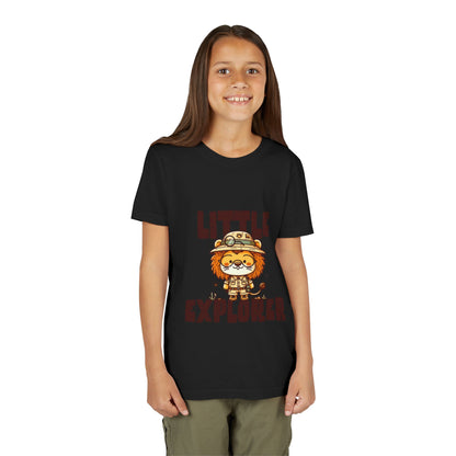 Little Explorer Kids T-Shirt – Cute Lion Safari Adventure Tee for Toddlers & Children