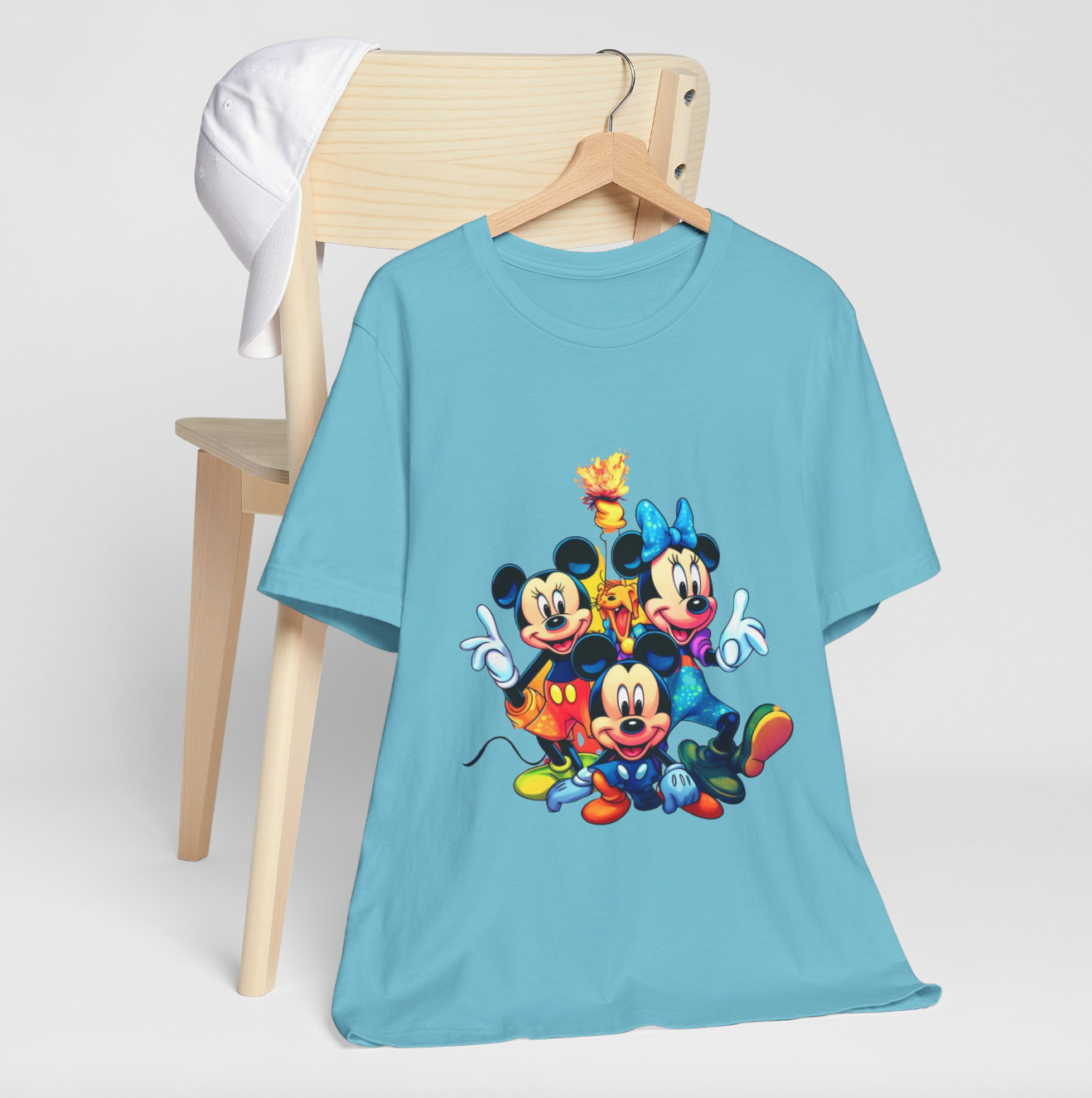 Disney Print tshirt, Mickey Mouse, t-shirt for kids, teen sleeveless, adult shirt, colorful summer apparel, men women clothe, printed