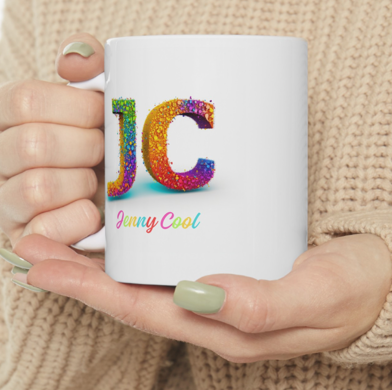 JC Ceramic Mug , (11oz, 15oz)