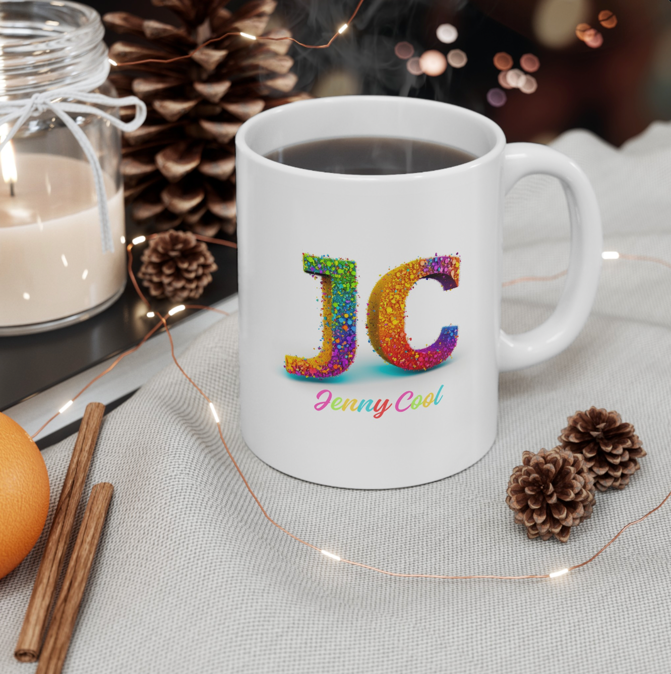 JC Ceramic Mug , (11oz, 15oz)