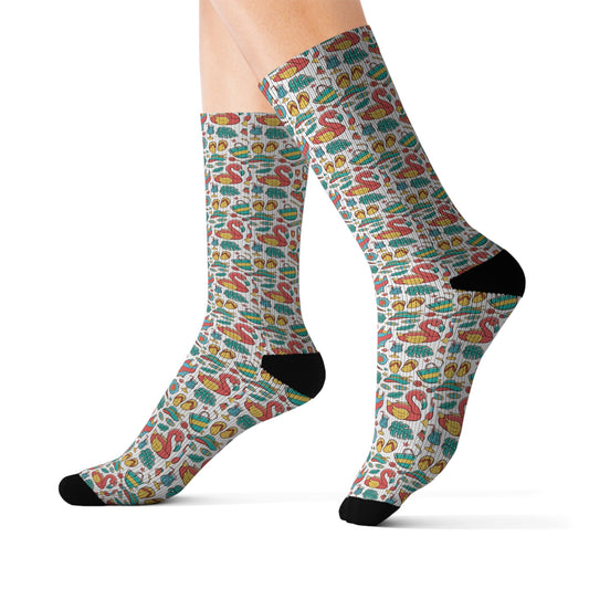 Animal Lover Socks - Sublimation - JennyCool